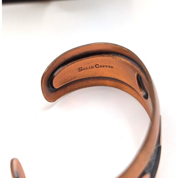 Seven Piece Copper Lot Four Necklaces & Three Bracelets - Picture 8 of 10